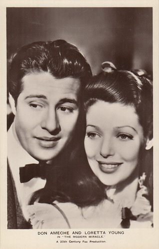 Don Ameche and Loretta Young in The Story of Alexander Graham Bell (1939)