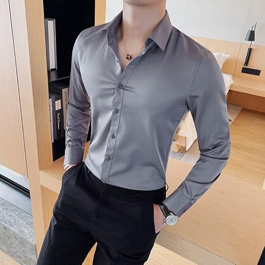 Long Sleeve Shirt Men Clothing Fashion 2022 Autumn Business Formal Wear Chemise Homme Slim Fit Camisa Masculina Anti-wrinkle - Shirts - AliExpress