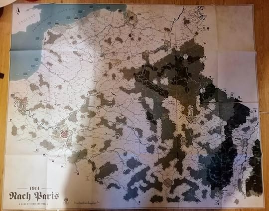 All four map sheets for 1914 laid out on my floor