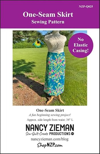 One-Seam Skirt Sewing Pattern available at Nancy Zieman Productions at ShopNZP.com