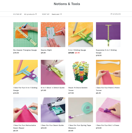 Buy Nancy Zieman Sewing Notions and Tools available at Nancy Zieman Productions at Shopnzp.com