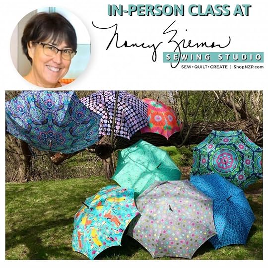 NEW! Sew Your Own Umbrella In-Person Class with pattern Booklet and Frame by Judy Gauthier from Nancy Zieman Productions at ShopNZP.com