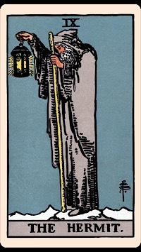 The Hermit Tarot Card