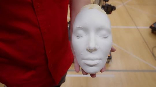 The mold of Kim's face