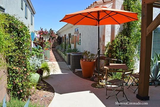 Patio-umbrella-to-shade-plants