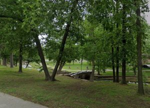A footbridge in Fassnight Park in Springfield Missouri where I first asked Lois to marry me. 