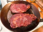 reverse seared ribeyes