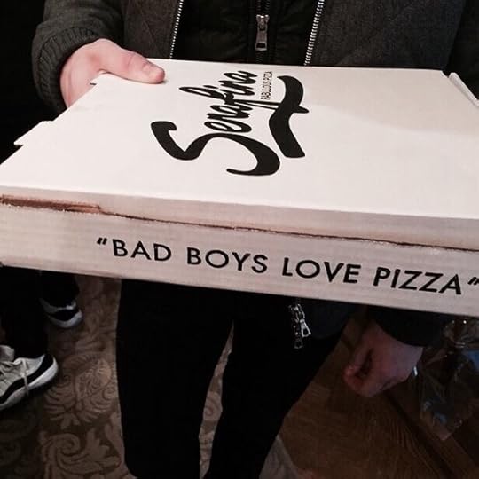 pizza, boy, and quotes image