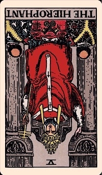 The Hierophant (Reversed) | Tarot Card