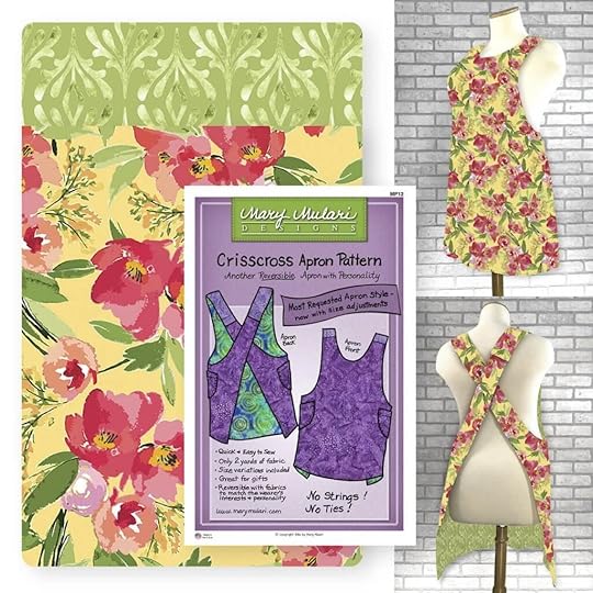 Mary Mulari's Crisscross Apron Glohaven Floral Bundle Box available Exclusively at Nancy Zieman Productions at ShopNZP.com