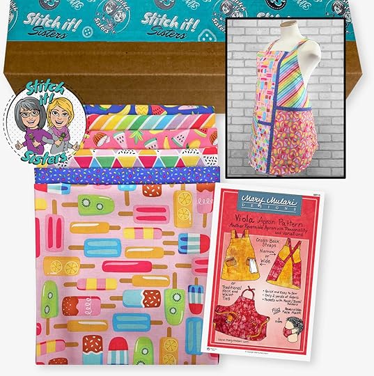 MMFQVABB_01 Mary Mulari's Fat Quarter Viola Apron Bundle Box Available at ShopNZP.com