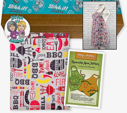 MMQFRABB_02 Mary Mulari's BBQ Favorite Reversible Apron Bundle Box Available at ShopNZP.com