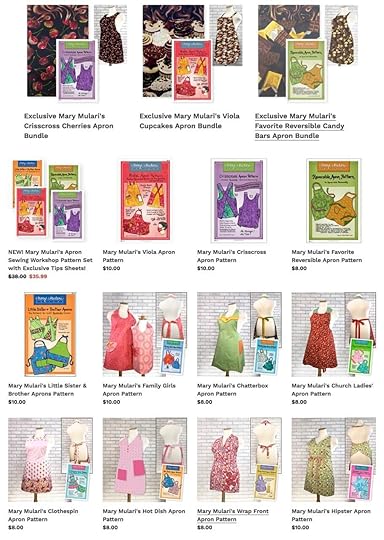 Mary Mulari Apron Patterns Available at Nancy Zieman Productions at ShopNZP.com