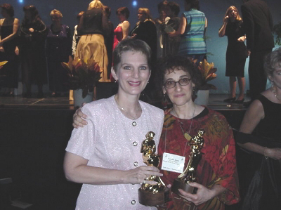 with my agent, Natasha, 2001