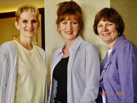 with Tamera Alexander and Sunni Jeffers, 2004