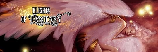 Banner link to site for book fair titled, Flights of Fantasy.