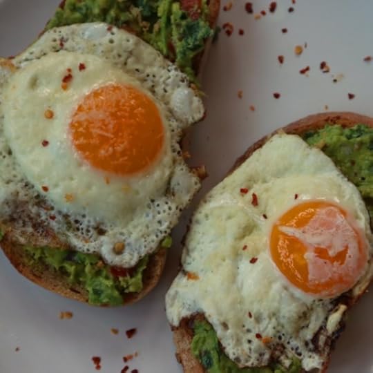 Spicy Avocado Toast with Fried Eggs