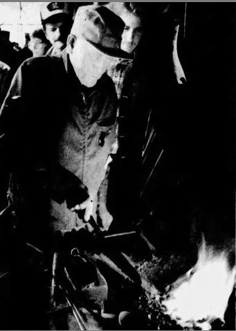 Walter at the forge