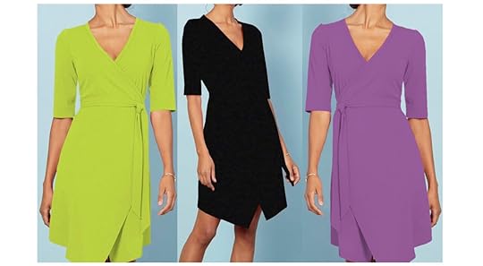 McCall's M7893 Wrap Dress Pattern by Nancy Zieman Productions and Stretch Jersey Knit Fabrics!