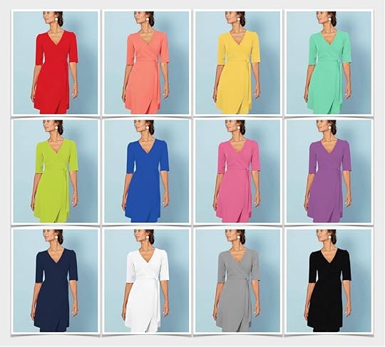 McCall's M7893 Wrap Dress Pattern by Nancy Zieman Productions and Stretch Jersey Knit Fabrics!