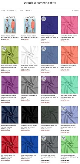 McCall's M7893 Wrap Dress Pattern by Nancy Zieman Productions and Stretch Jersey Knit Fabrics!