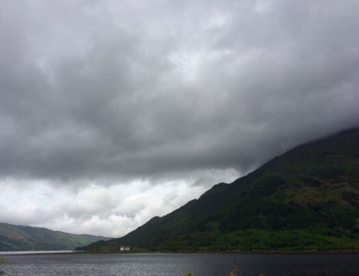 scenery on the way to Eilean Donan Castle