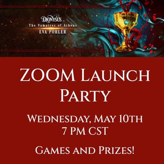 Dionysus Release Party on Zoom May 10th at 7 PM