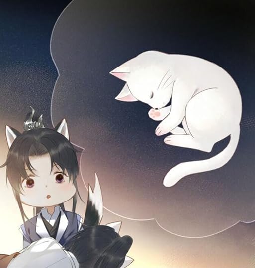 chibi-husky-and-cat