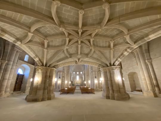 The interior of the church of the Monastery of Irache, Ayegui, Navarra, Spain (Camino de Santiago)