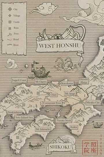 West Honshu Map