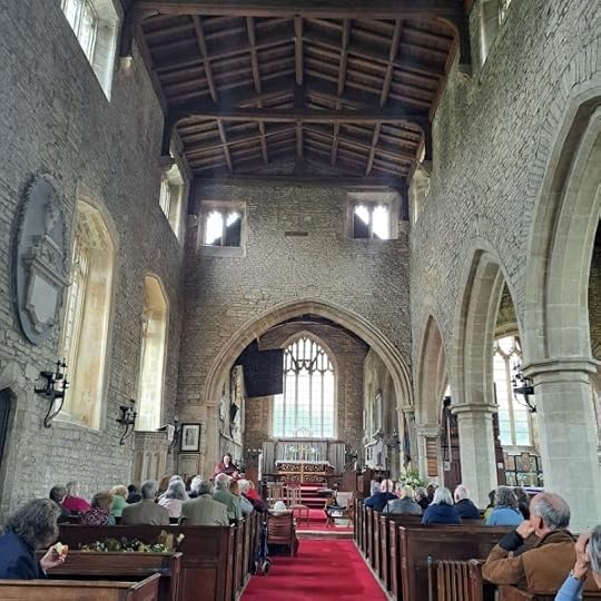 photo of inside of St Mary's Church during Festival of Words