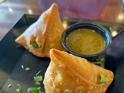 samosas at Tarka Indian Kitchen in San Antonio, Texas