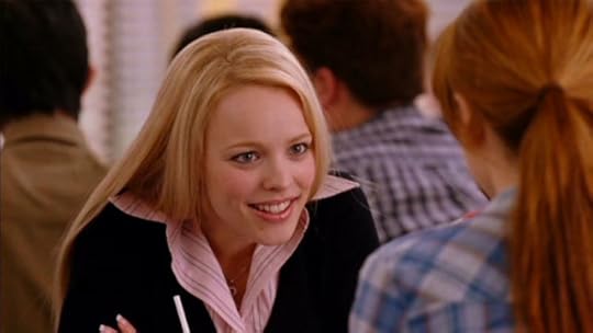 Regina George from Mean Girls as she delivers the line "So you agree--"