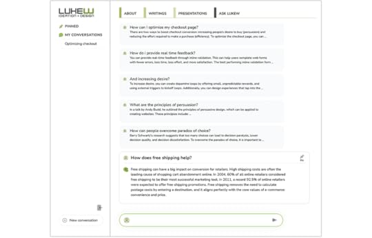 Expanding conversational interface on Ask LukeW