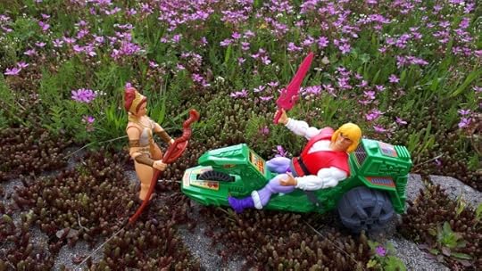 Teela blocks Adam's way.
