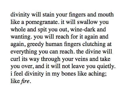 poetry, writing, and divinity image