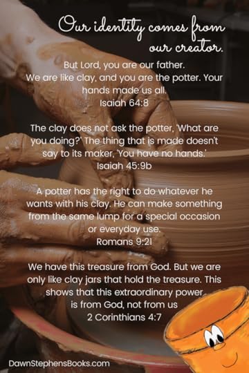 our identity comes from our creator. these Bible verse explain more.