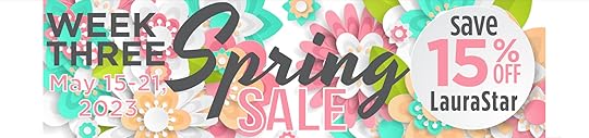 SPRING Sale Week LauraStar 20 Percent Off Shopify Banner