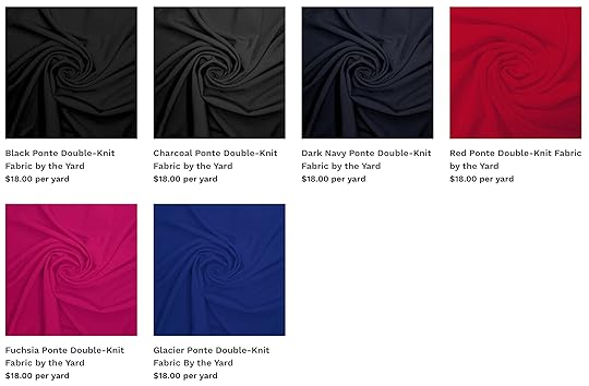Ponte Knit Bottom Weight Fabric Double Knit Fabric Available at Nancy Zieman Productions at ShopNZP.com