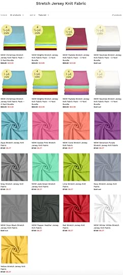 Stretch Jersey Knit Fabric available at ShopNZP