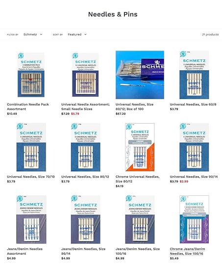 Shop Schmetz Sewing Machine Needles available at ShopNZP.com