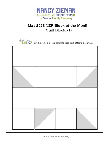 May 2023 NZP Block of the Month Planner