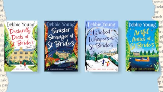 Array of four Gemma Lamb Cozy Mystery covers