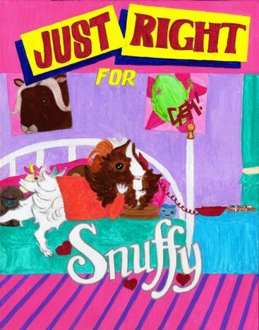 Rachel E Smith guinea pig painting