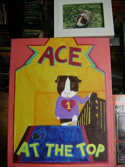 Rachel E Smith guinea pig painting