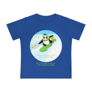 Joe Try Again Toddler T-Shirt Royal