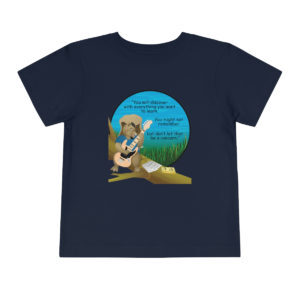 Chase the Bass Player T-Shirt Navy front