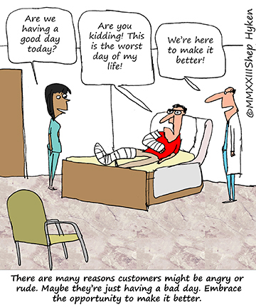 Angry Customers Could Be Having a Bad Day