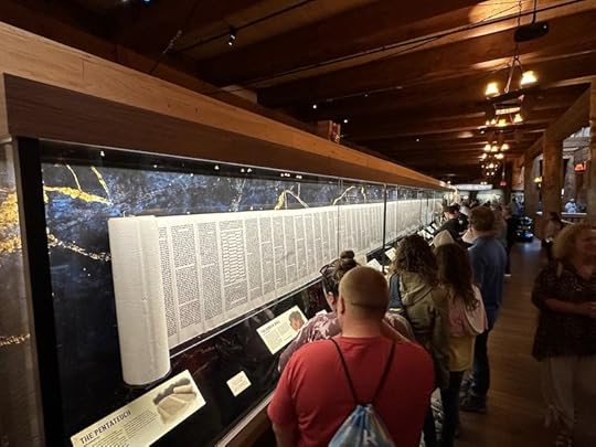 Torah scroll exhibit