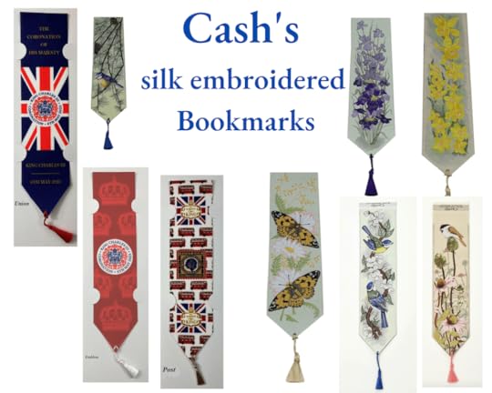 Cash's silk embroidered Bookmarks-2